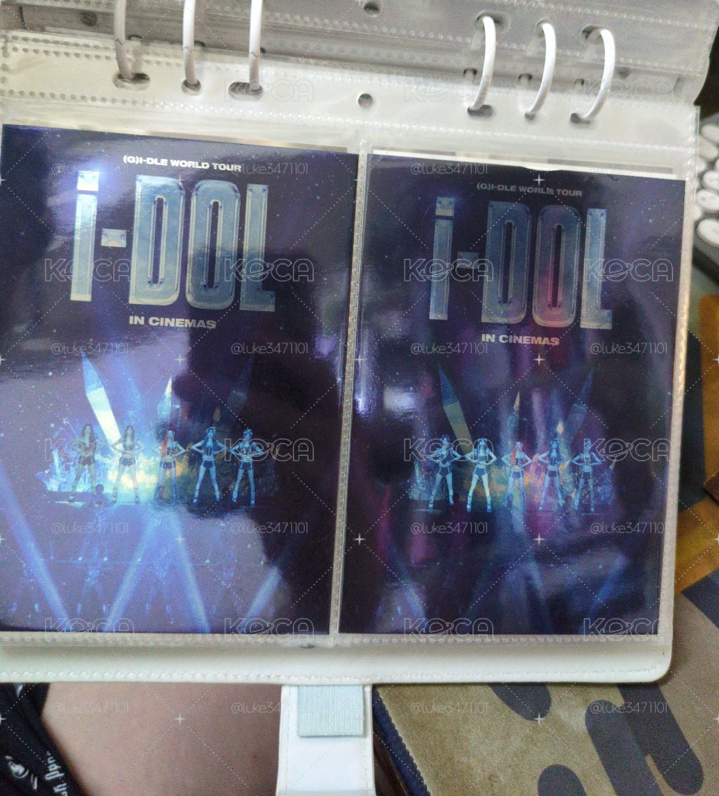 i-dle 演唱會電影 明信片