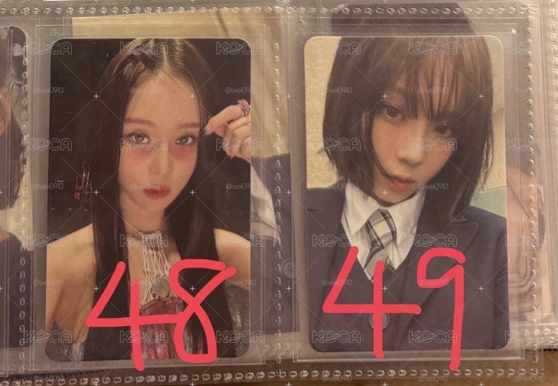 winter 冬天 小卡 專輯卡 幸運卡 代言卡 隨機卡 簽售卡
