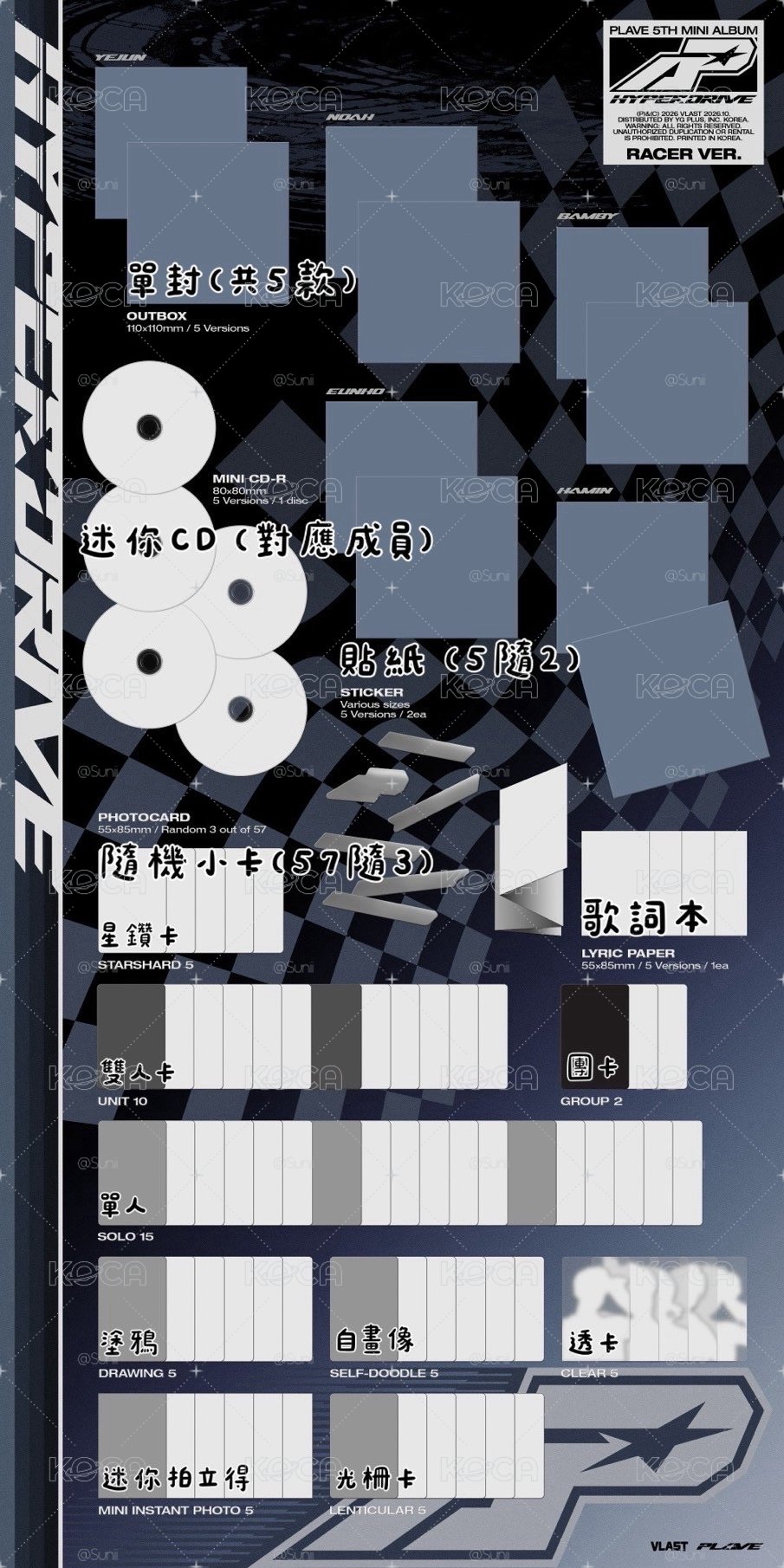 Plave Racer ver.💙特典
