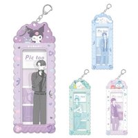 小禮堂 Sanrio 拍貼鑰匙圈 四格卡套