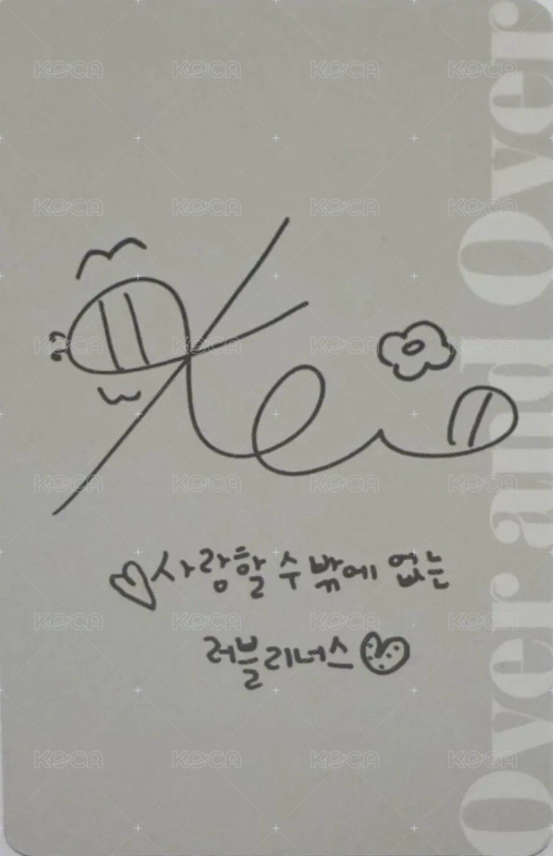 迷你1輯 Album photocard  Back