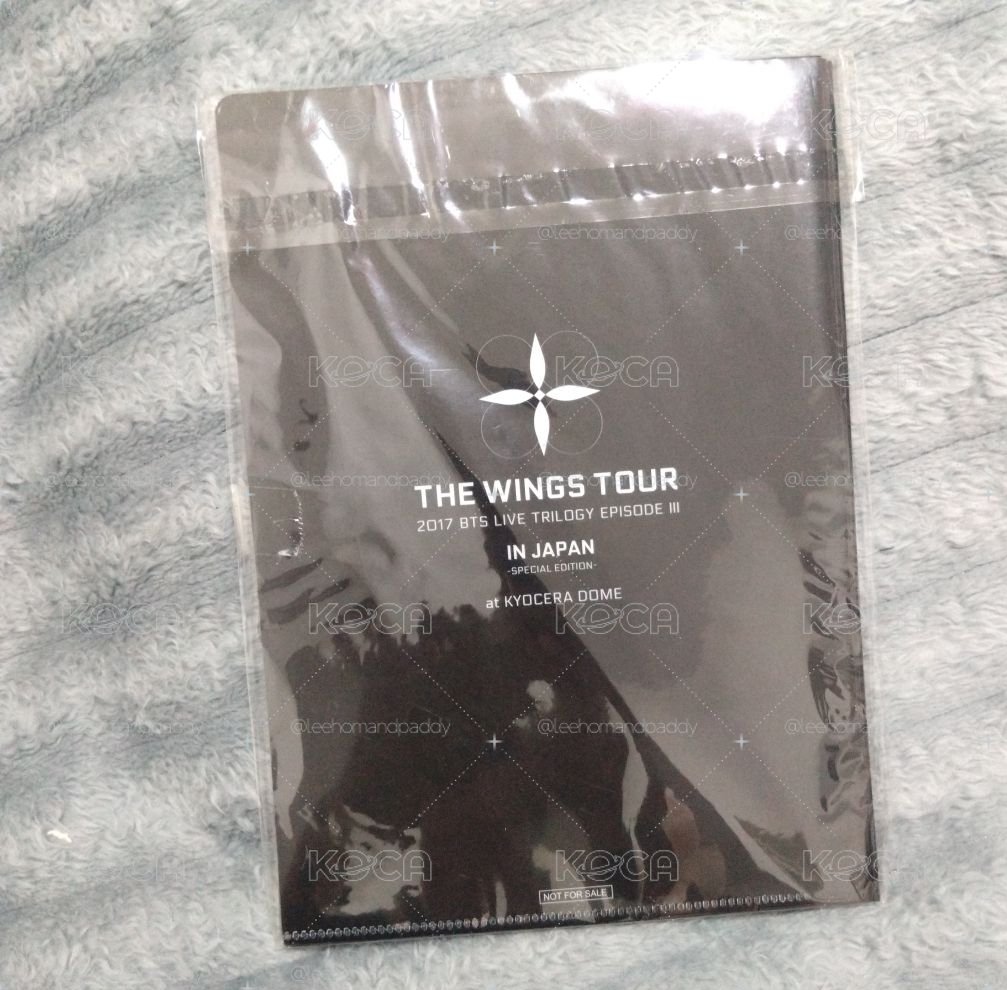 BTS | The wings tour 日本特典資料夾 整套全新