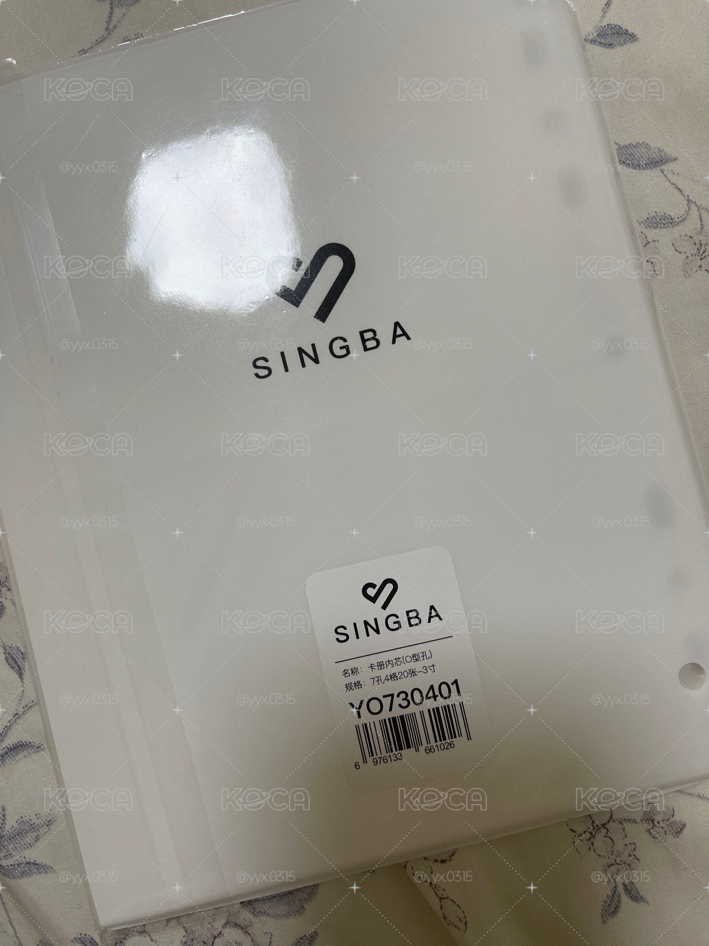 singba卡冊內頁 未拆
