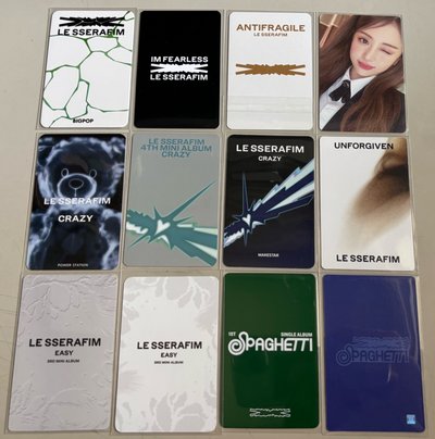 Le sseraflim 小卡、專輯便宜出（🉑單拆）