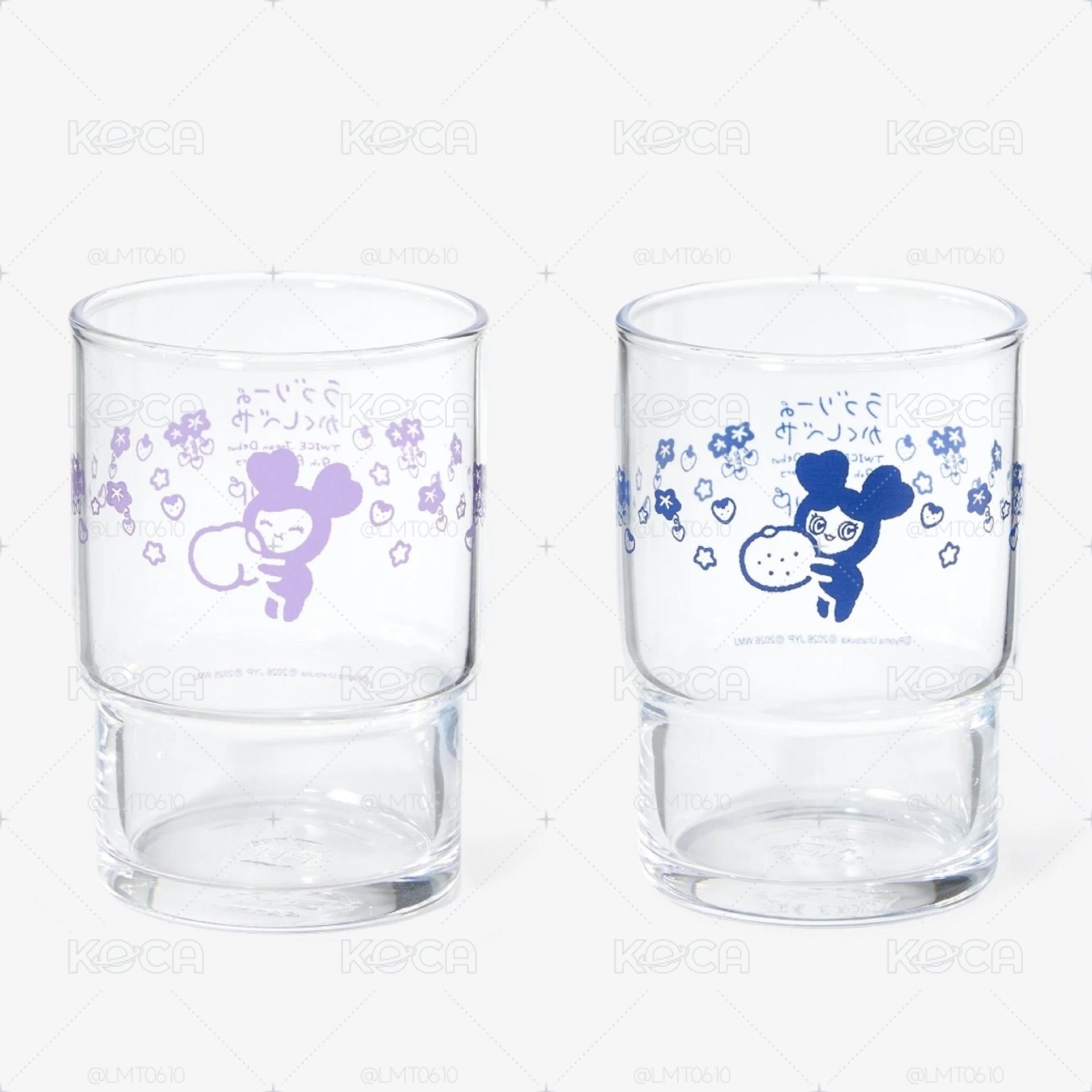 TWICE 日本9週年 快閃店 SANA 子瑜 玻璃杯 疊疊杯
