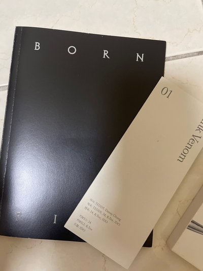 born pink 空專 內容物僅圖上
