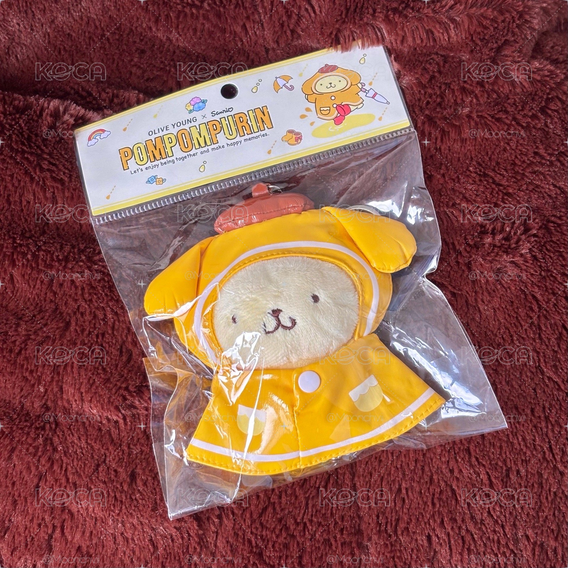 OY 雨衣吊飾娃 布丁狗