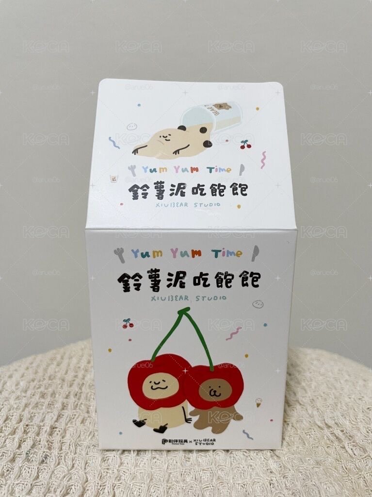 咻咻熊 鈴薯泥吃飽飽公仔 包子泥 