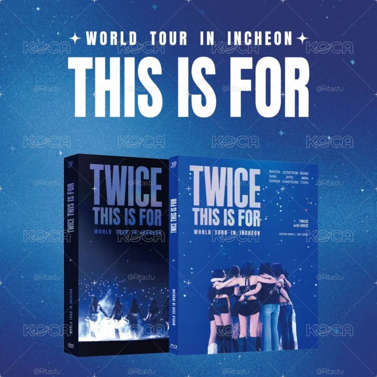 TWICE仁川場DVD 瑜多set