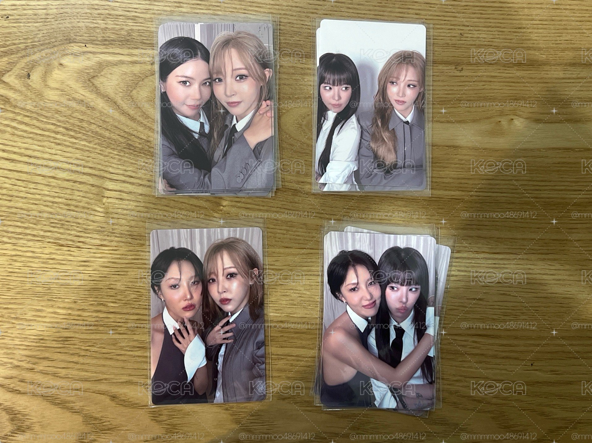 MAMAMOO 4ward 藍專 雙人專卡們
