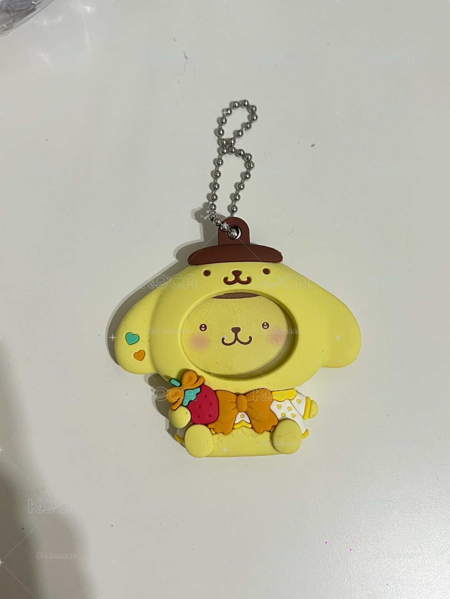 布丁狗 換臉吊飾別針