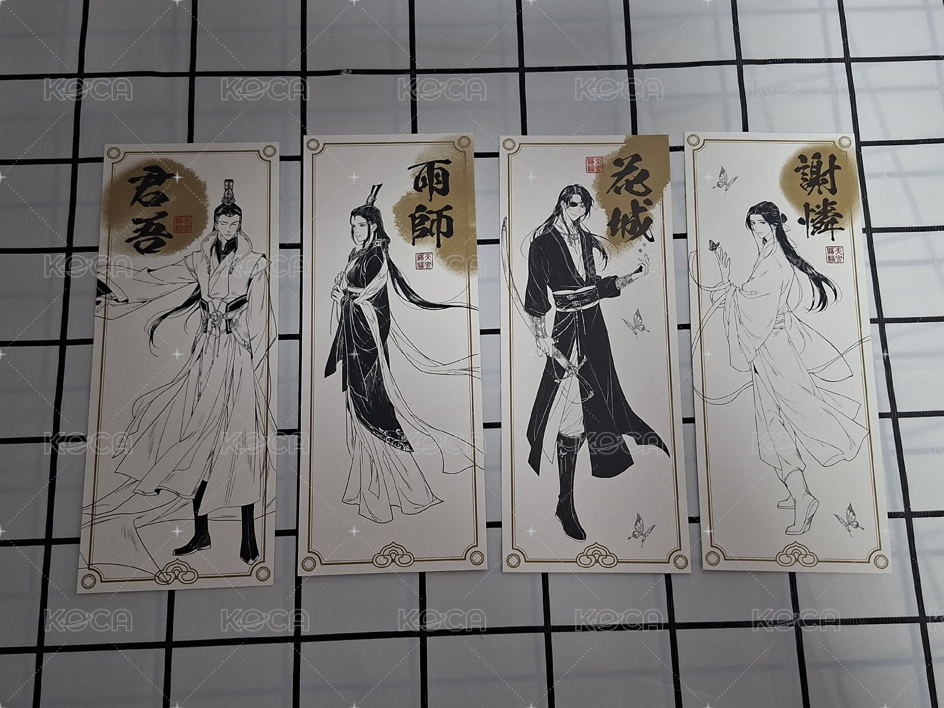 明信片附錄① *蝴蝶圖案旁有明顯瑕