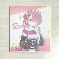 簽繪板/色紙 SEGA 夾娃娃機限定特典 迷你色紙 拉姆 情人節.Ver