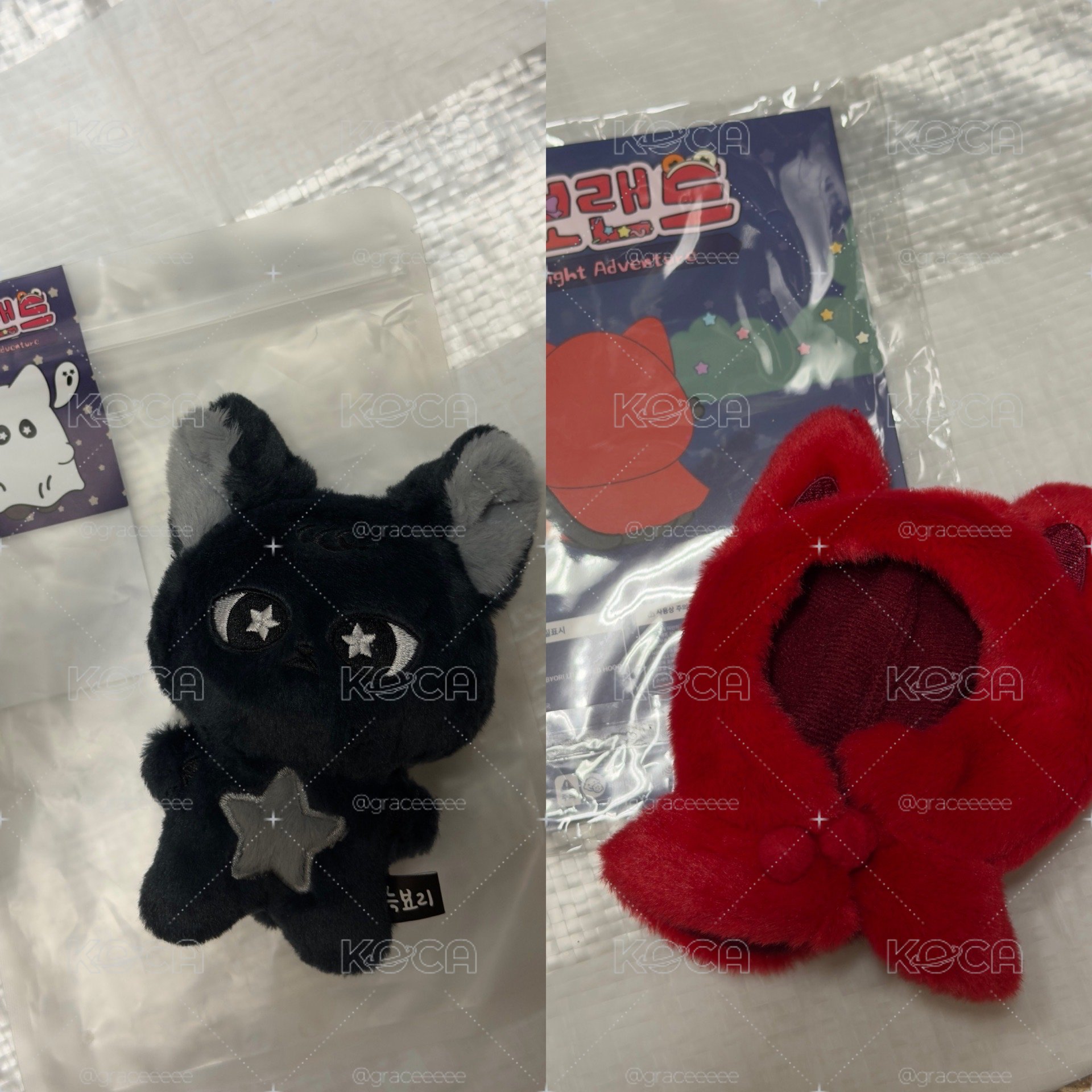 倉星樂園快閃店 娃娃玩偶 NOOK BYORI 狼星&小紅帽衣