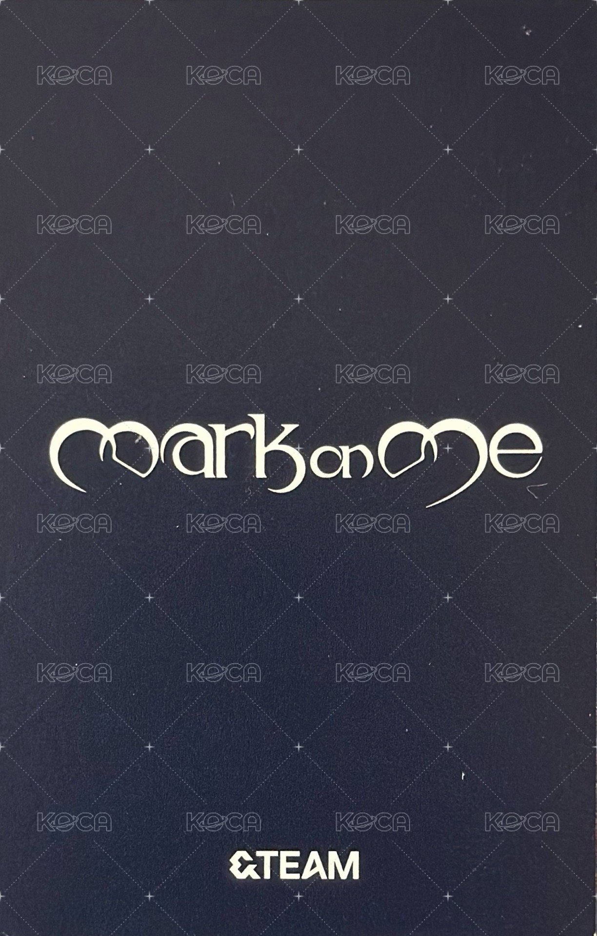 MOM mini CD-R Album photocard 拍立得 Back