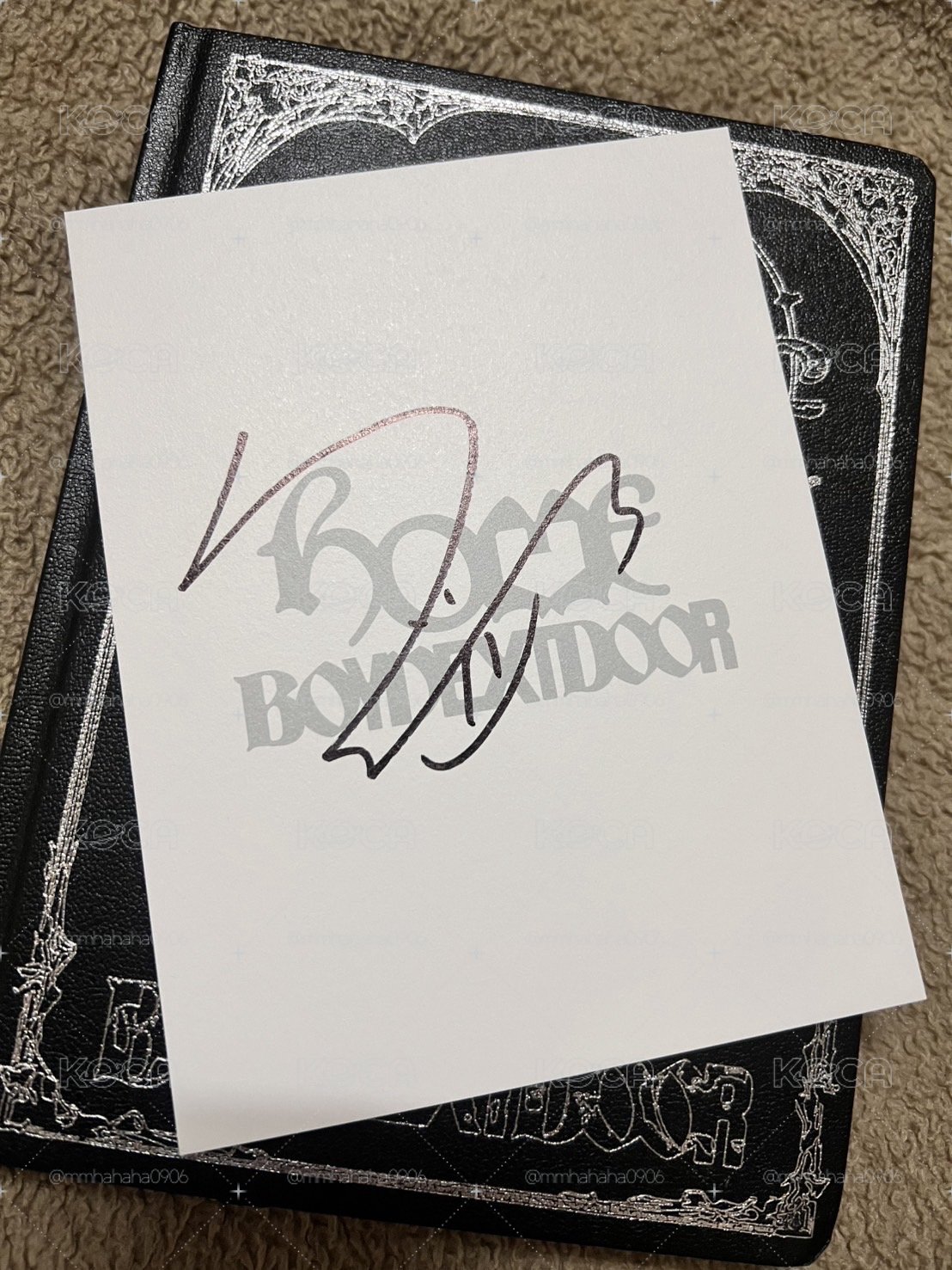 現貨 BOYNEXTDOOR 正規一 HOME 美版親簽 這張簽的漂亮