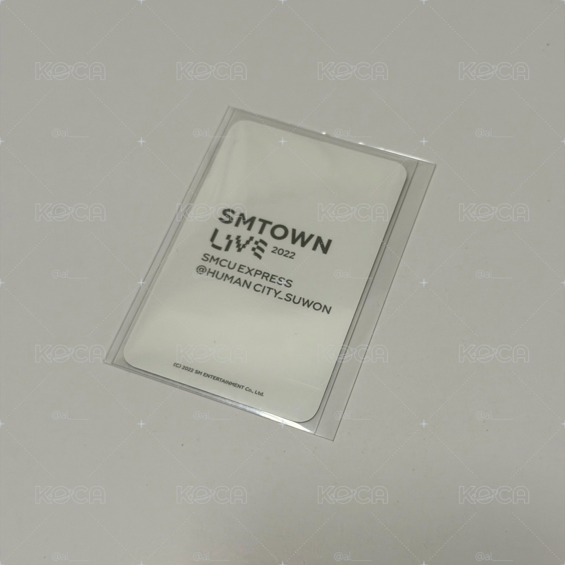 SUPER JUNIOR 圭賢 SMTOWN LIVE 2022:SMCU EXPRESS 周邊徽章卡