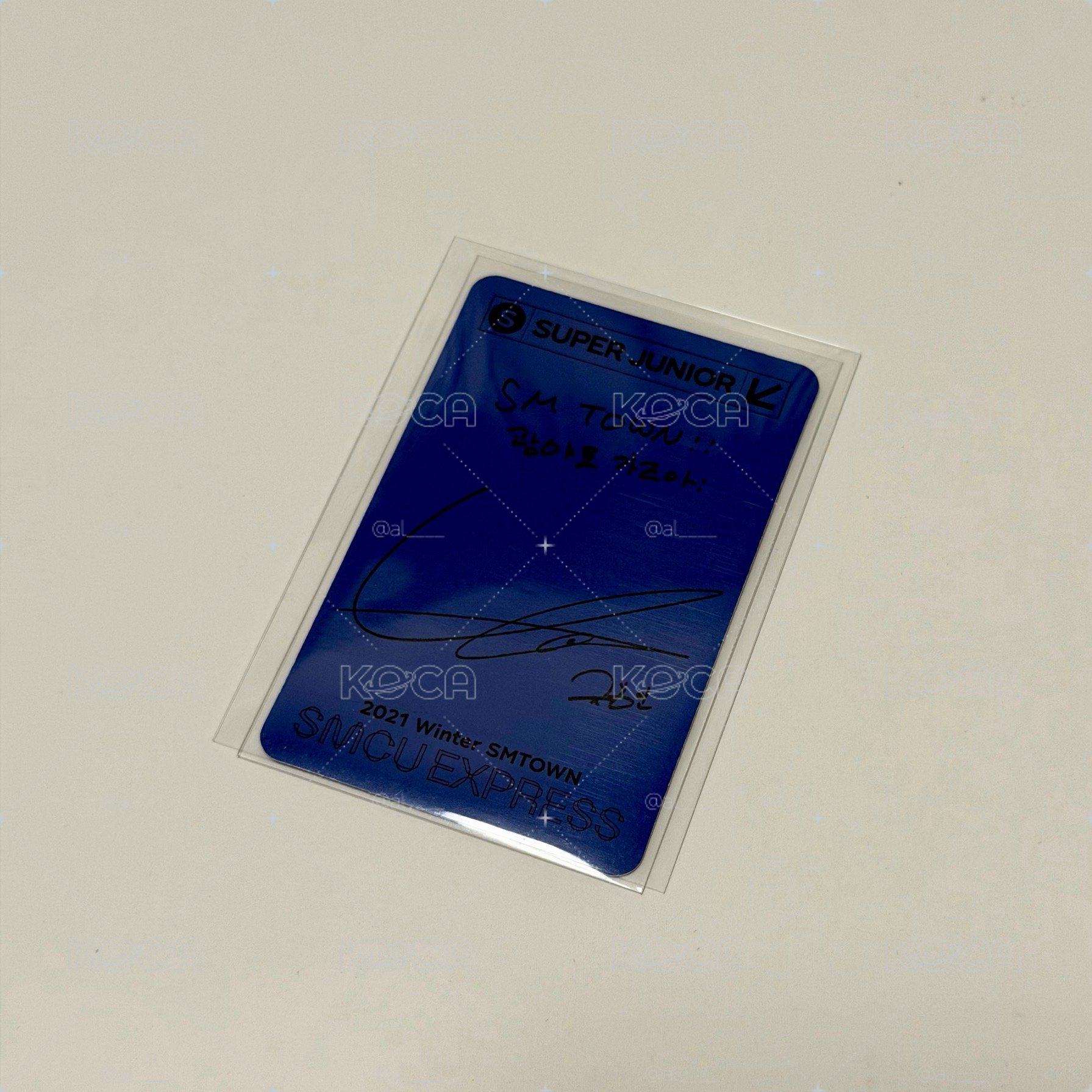 SUPER JUNIOR 圭賢 2021 Winter SMTOWN:SMCU EXPRESS 2021冬專小卡