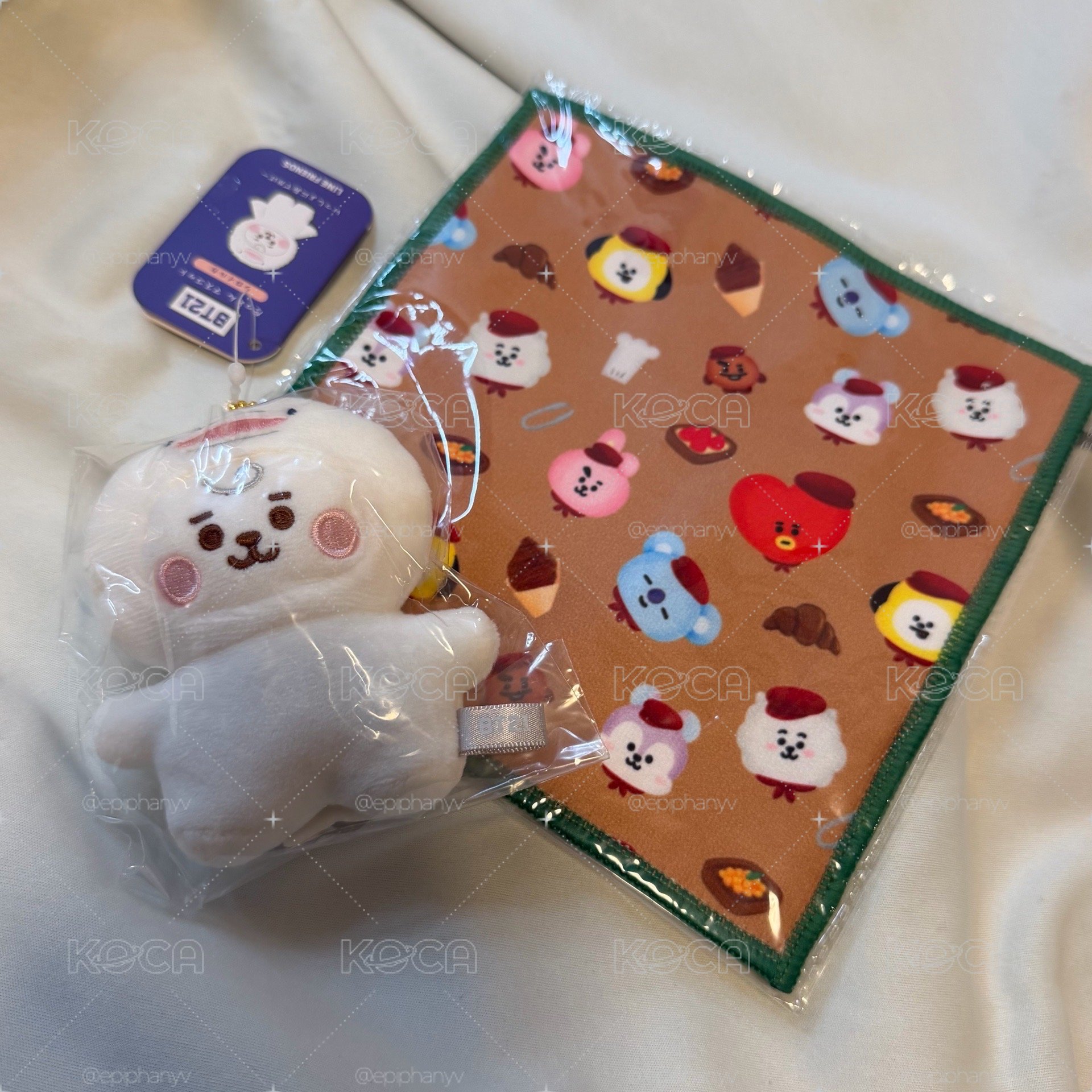 RJ / 日限 Sweet Dream 動物系列 玩偶 吊飾 手帕 蓬鬆托特包