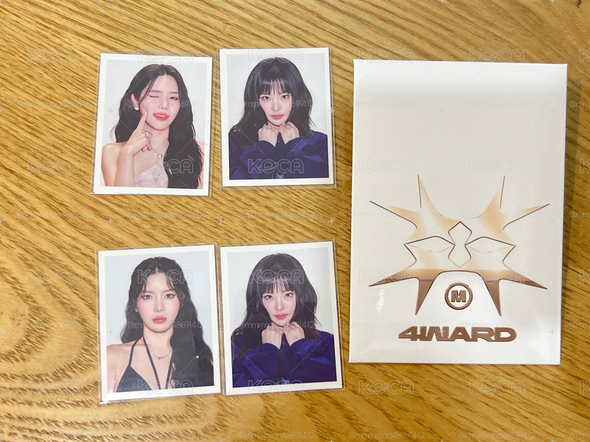 MAMAMOO world tour[4ward]天使組合證件照 不拆售