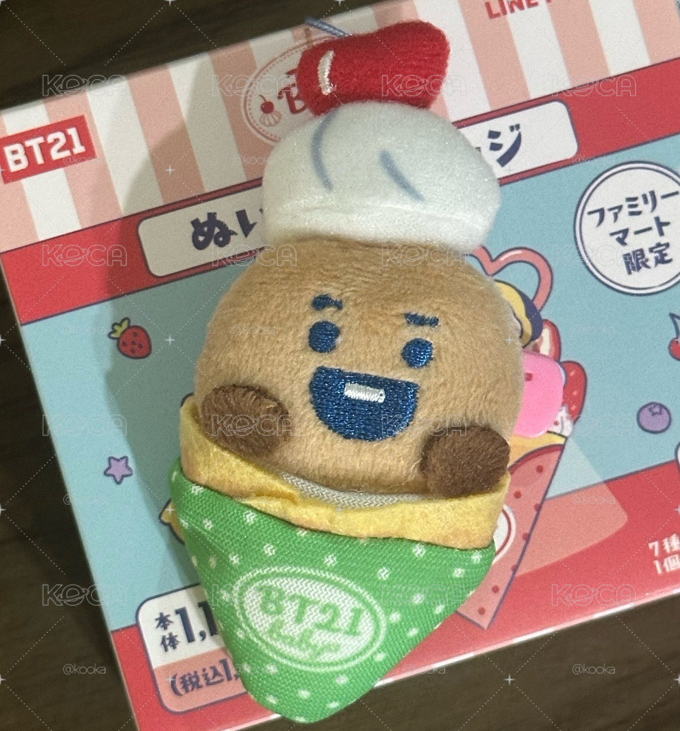 BT21｜Shooky 可麗餅徽章（現貨）