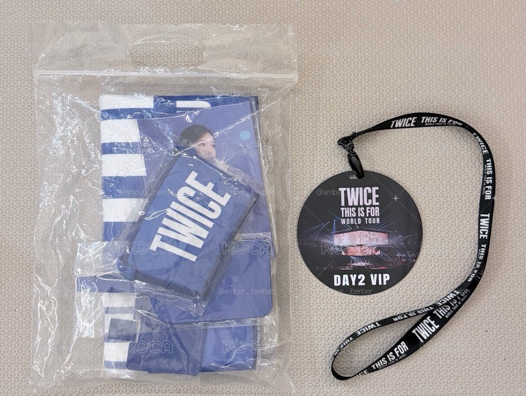 （無缺件）TWICE 六巡 台北場 VIP禮 含吊牌 THIS IS FOR(DAY2)