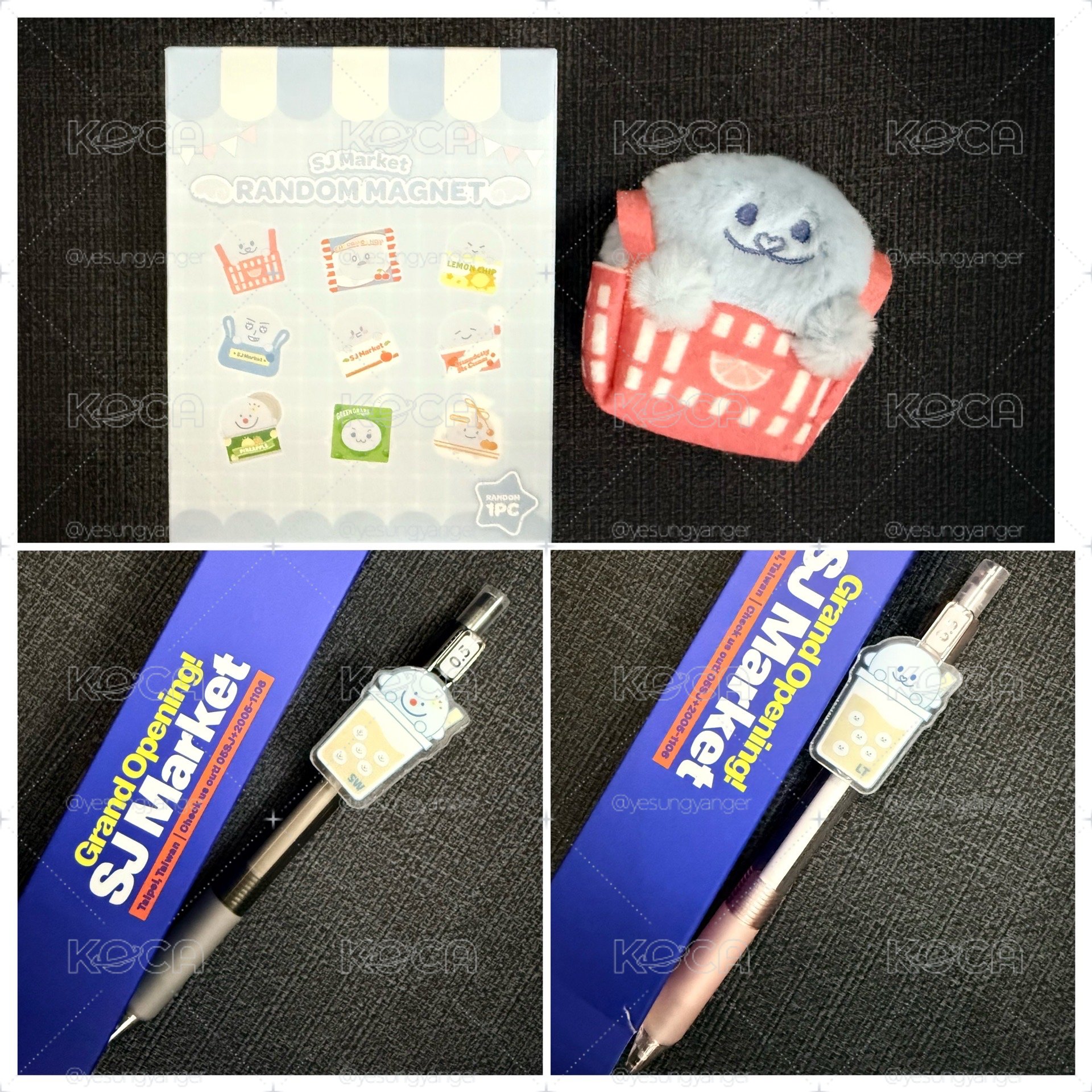 SJmarket 特磁鐵+特筆+源筆