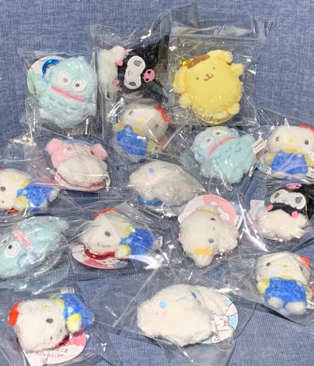 三麗鷗 KTS 迷你玩偶鑰匙圈 1彈 Hello Kitty 酷洛米