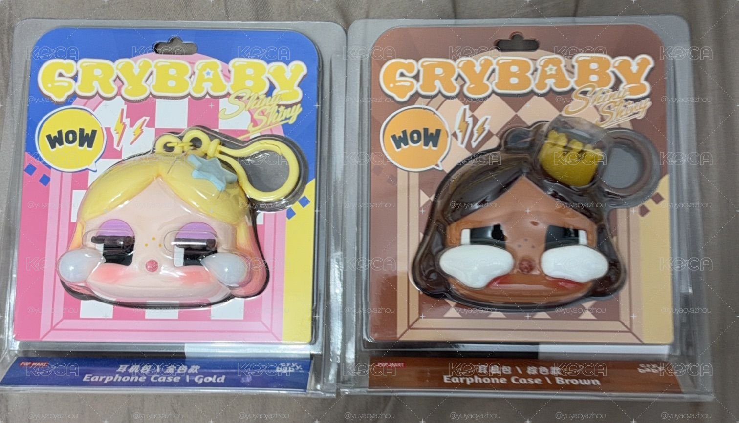 POPMART泡泡瑪特CRYBABY SHINY SHINY系列耳機包