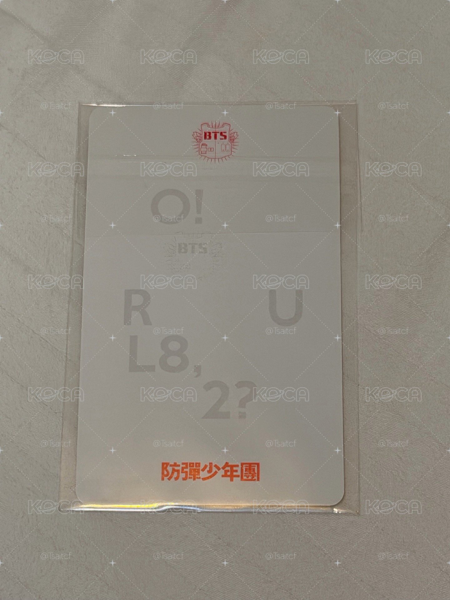 SLA 特別版 專輯卡 藍白專和O!RUL8,2! 專輯卡 