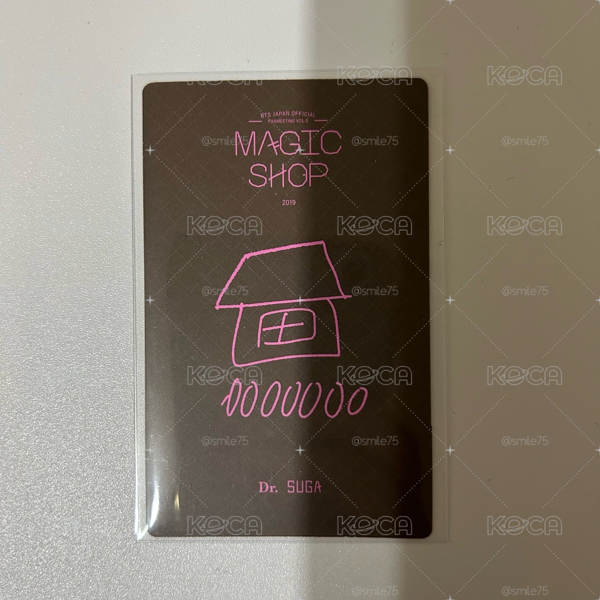 BTS 防彈少年團 SUGA 閔玧其 日五其 magic shop DVD 演唱會 小卡