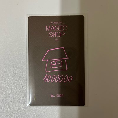 BTS 防彈少年團 SUGA 閔玧其 日五其 magic shop DVD 演唱會 小卡