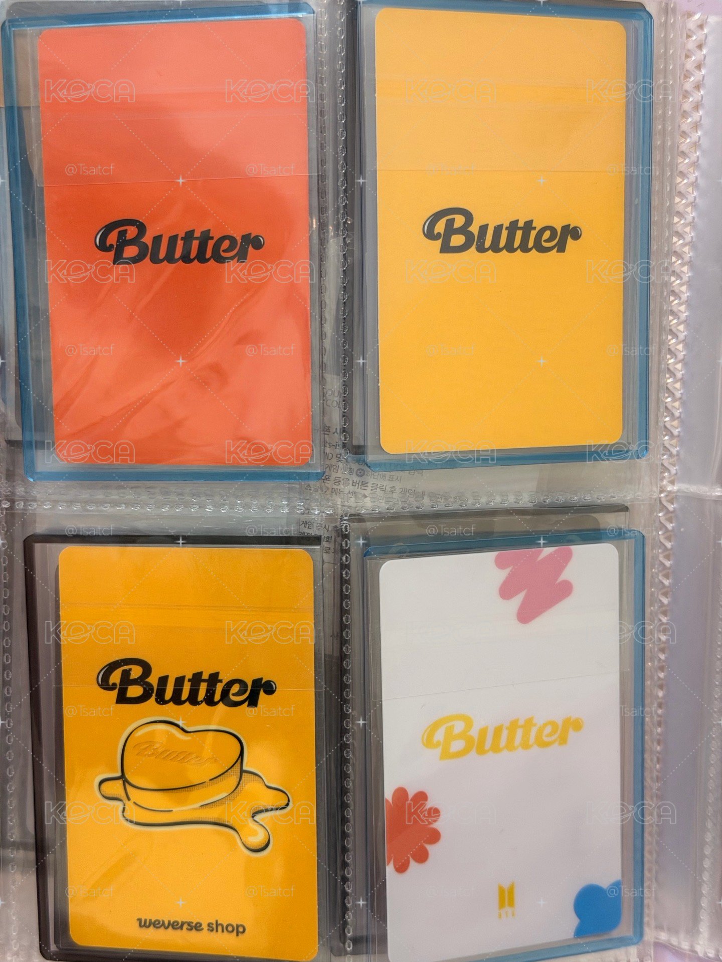 Butter wvs 特典卡 首批預購 Butter小卡組