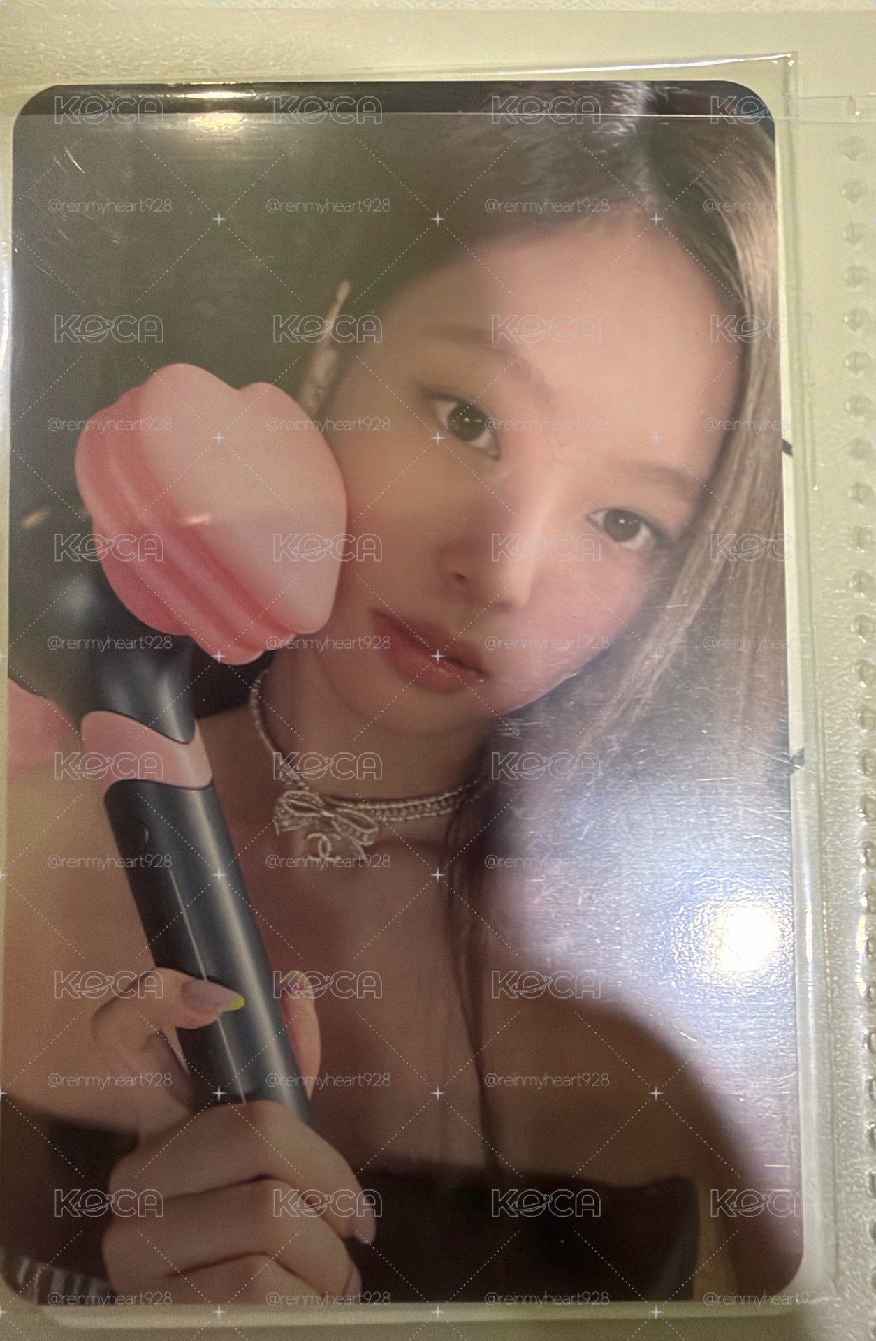 JENNIE 手燈卡