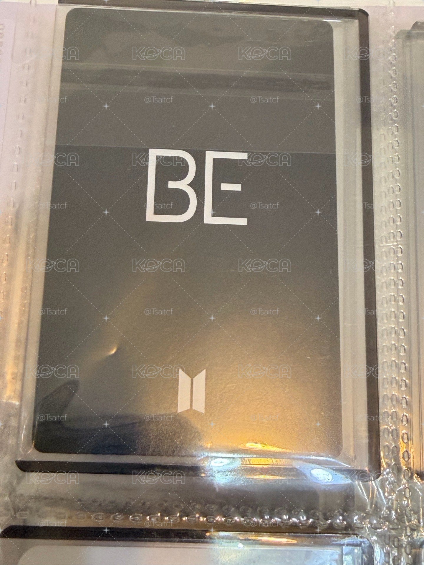 BE 日咖 V 幸運卡 豪華版 愛心閃