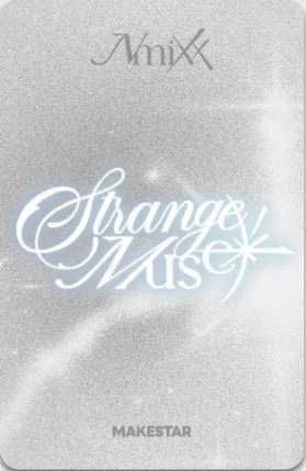Strange Muse ms 預售 特典卡  背面