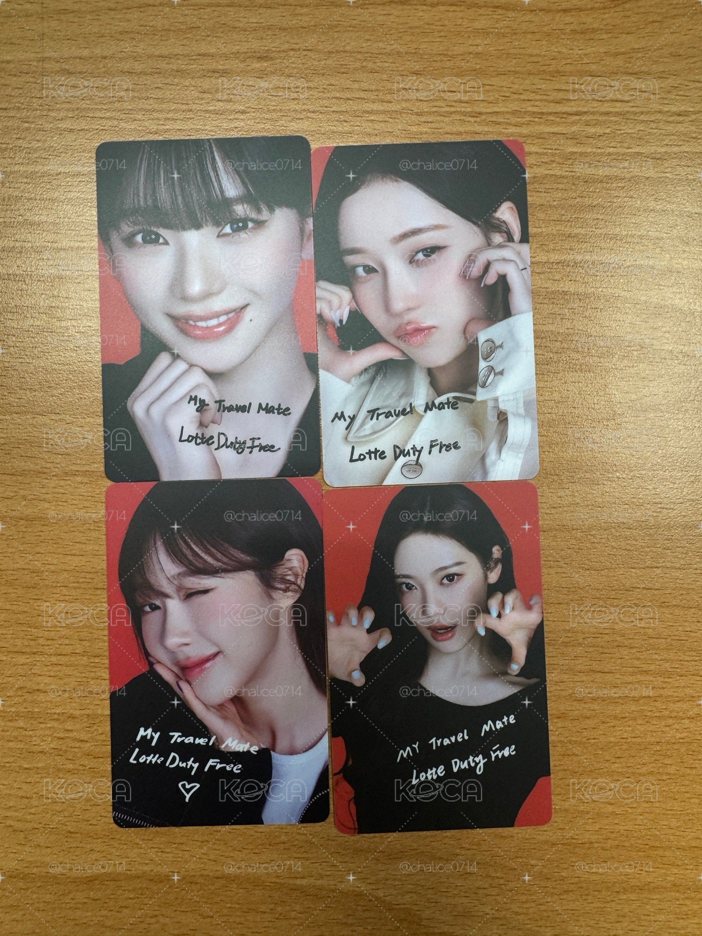 Lotte Duty Free 樂天 仁川機場免稅店 滿額卡  一套有原袋
