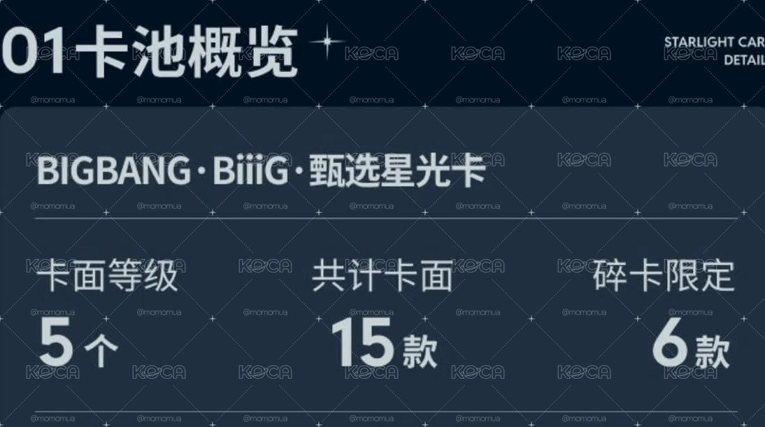 BiiiG星光卡代抽 不用二補