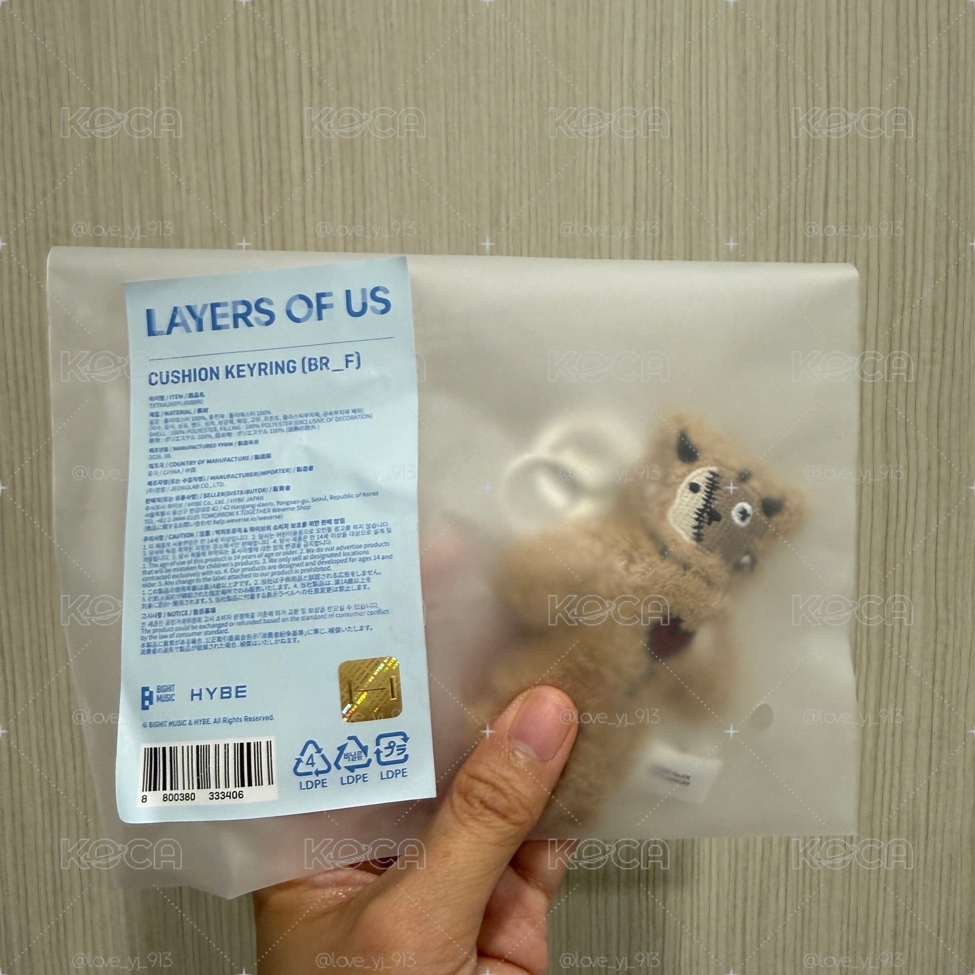 現貨 TXT Layers of us 展覽 小熊吊飾 全新