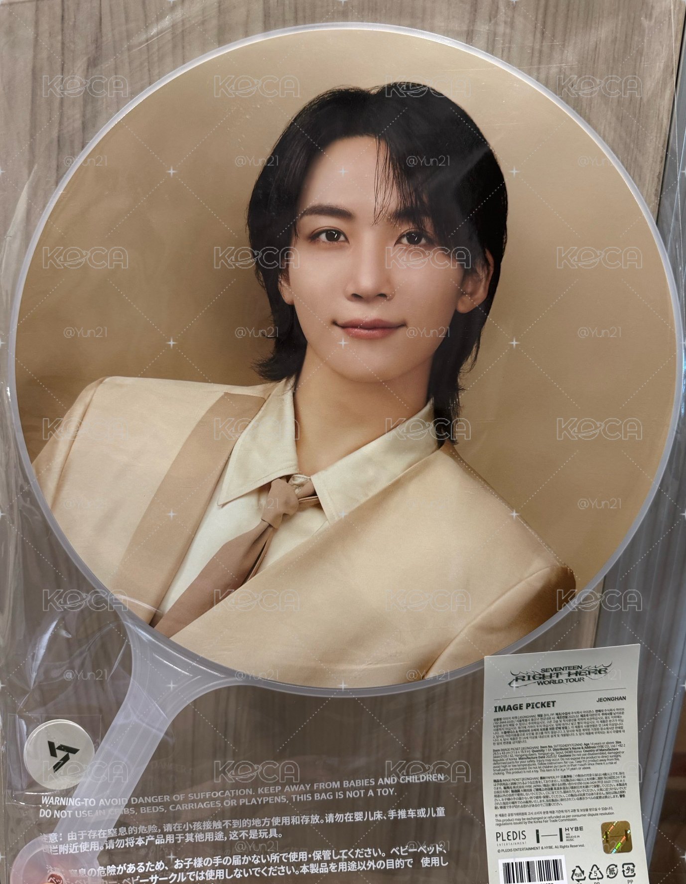 RIGHT HERE 大扇 應援扇 漢金扇