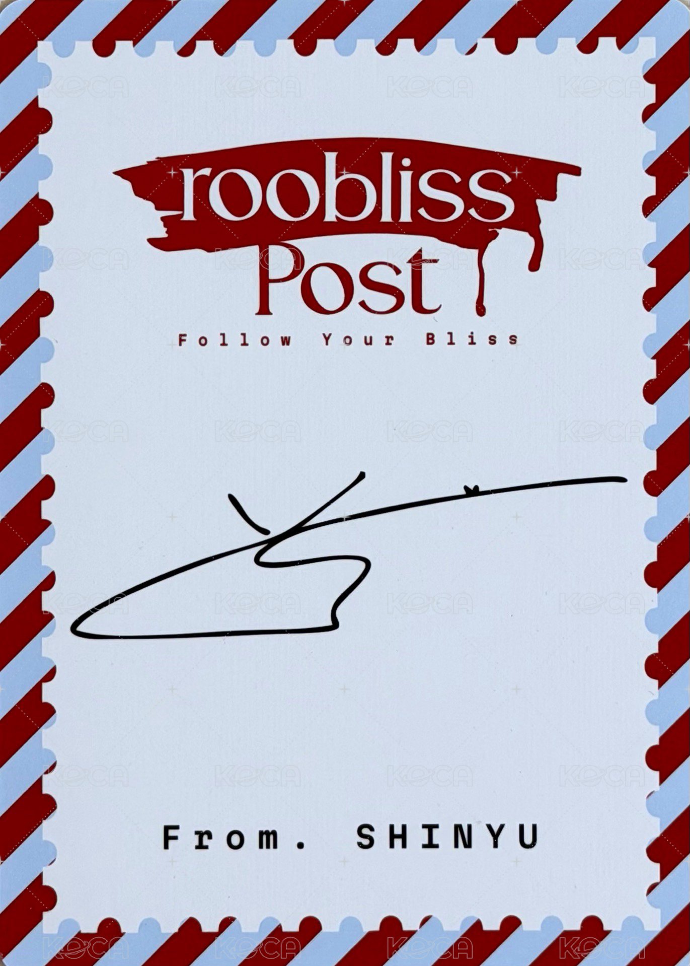 roobliss Endorsement card  Back