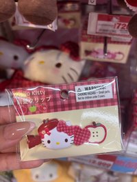 蘋果髮夾［kitty]