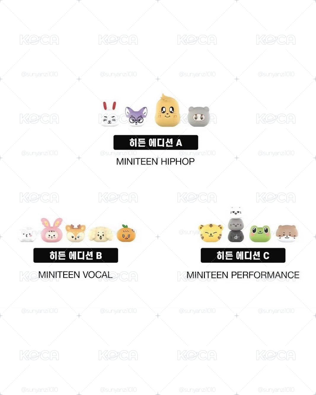 MINITEEN x POP MART 公仔  seventeen 
