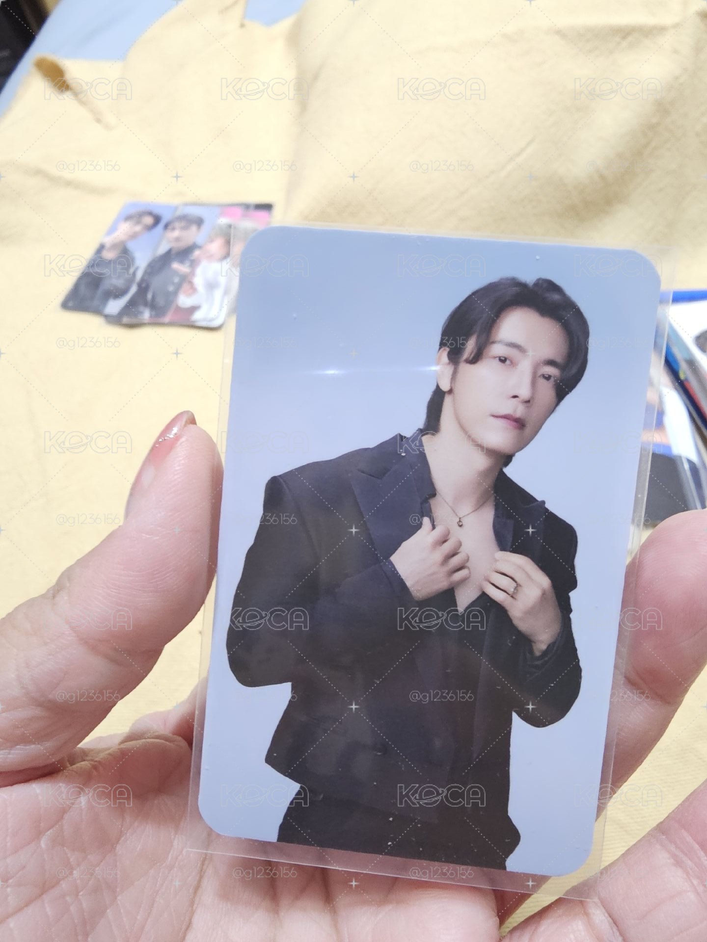 SUPER JUNIOR D&E  保養品小卡