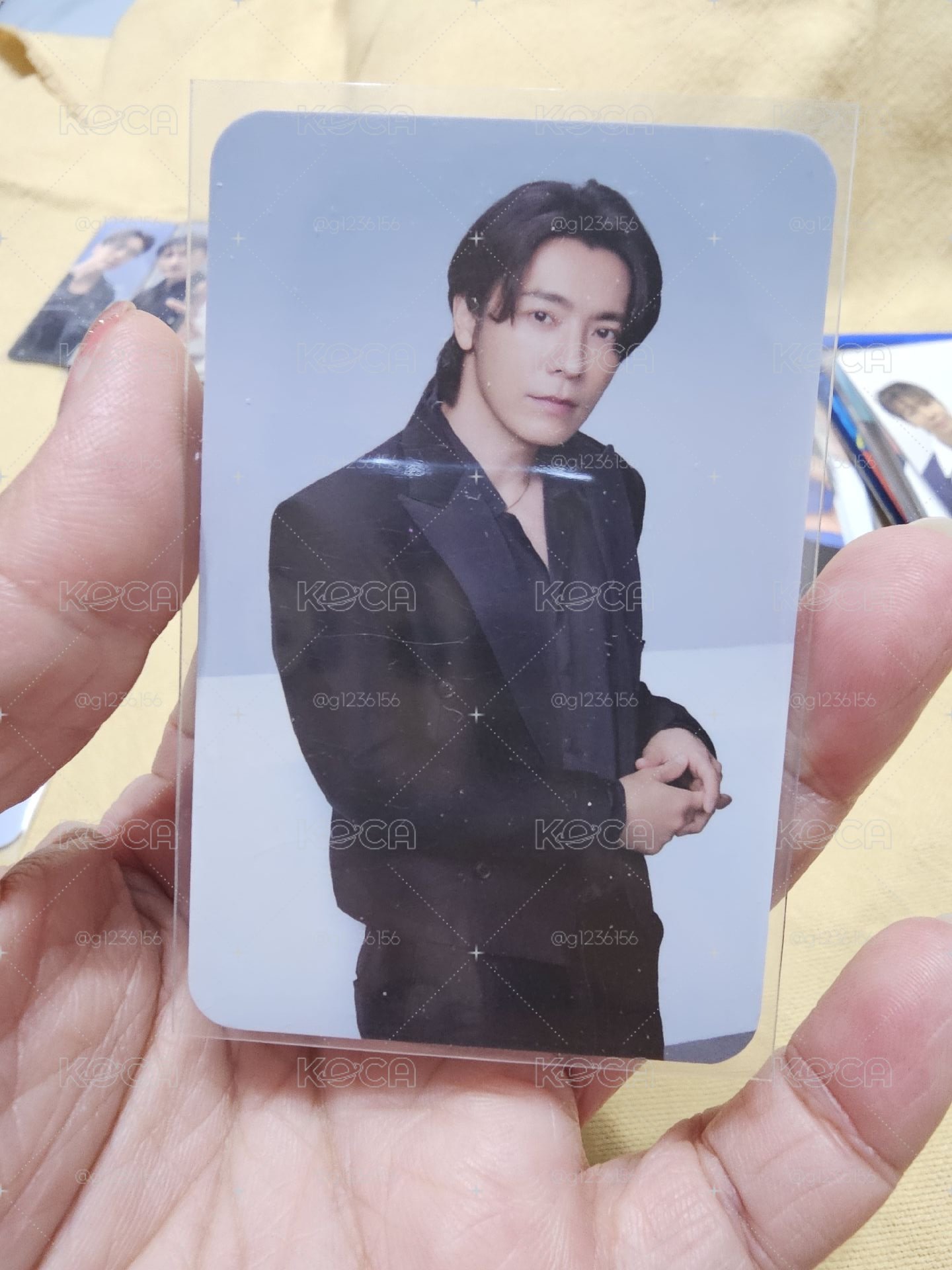 SUPER JUNIOR D&E  保養品小卡