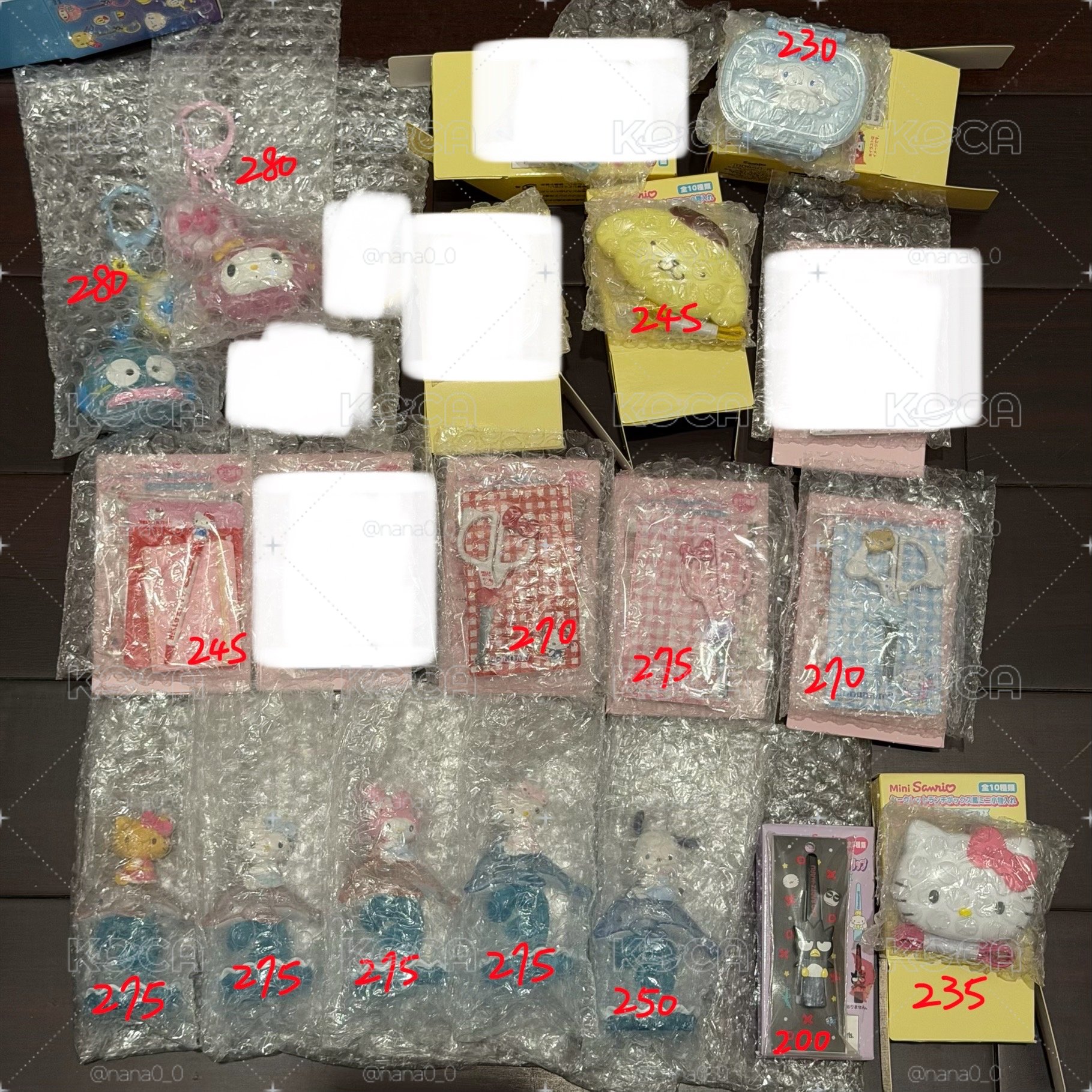 三麗鷗盲盒 皆有盒