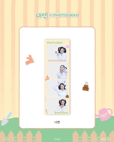 娜璉生日會、六巡 photoism 人生四格卡