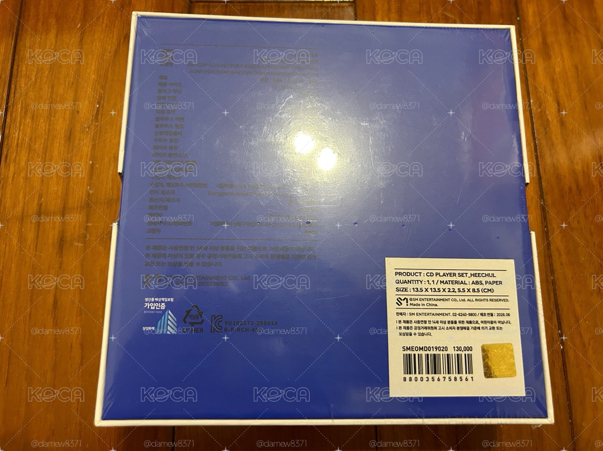 SJ-core 安可場週 CD PLAYER(希澈）全新未拆含小卡