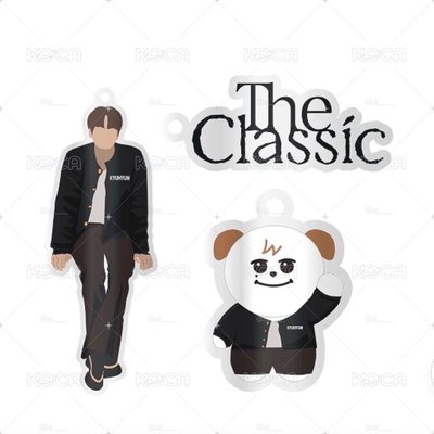 SUPER JUNIOR 圭賢 2025 KYUHYUN CONCERT:The Classic 圭賢圭美鑰匙圈吊飾