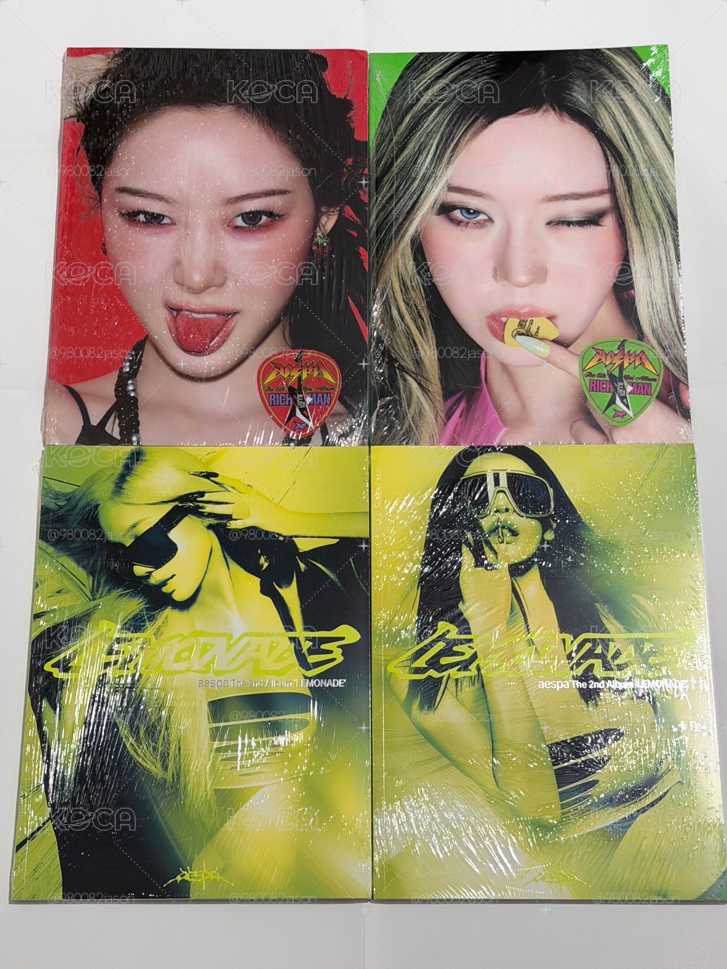aespa Rich Man LEMONADE 未拆專